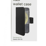 Celly Samsung Galaxy S24 Etui Wally Wallet Case Sort