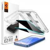 Spigen Samsung Galaxy S24/Galaxy S25 Skærmbeskyttelse GLAS.tR EZ Fit Privacy 2-pak