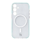 Rvelon Samsung Galaxy S24 Cover Riflet MagSafe Blå