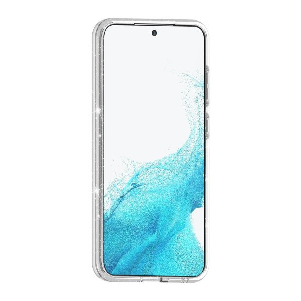 Samsung Galaxy S24 Cover Glitter Stødsikkert Transparent