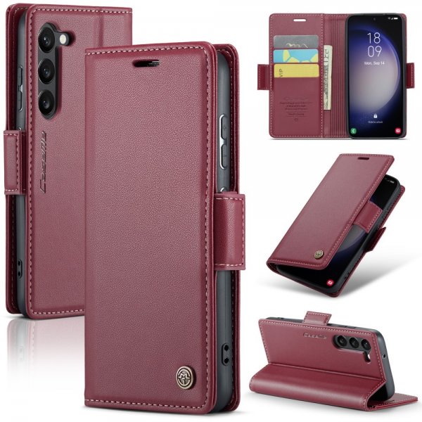 CaseMe Samsung Galaxy S24 Plus Etui 023 Series Rød