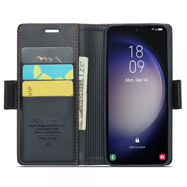 CaseMe Samsung Galaxy S24 Plus Etui 023 Series Sort