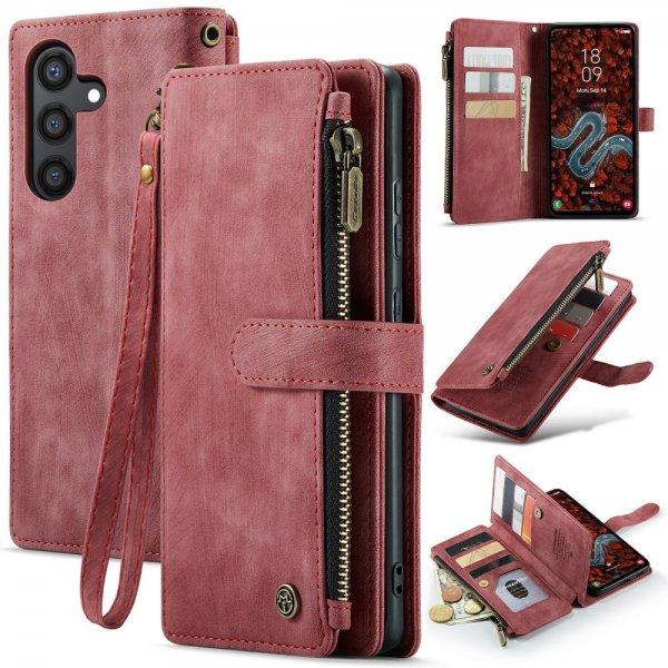CaseMe Samsung Galaxy S24 Plus Cover C30-serie Rød