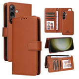 Betopnice Samsung Galaxy S24 Plus Cover med Aftageligt Cover 005 Brun