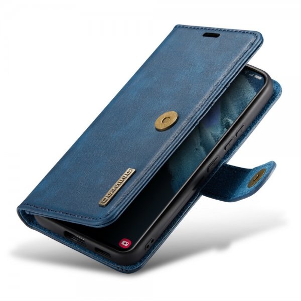 Dg.Ming Samsung Galaxy S24 Plus Etui med Aftageligt Cover Blå