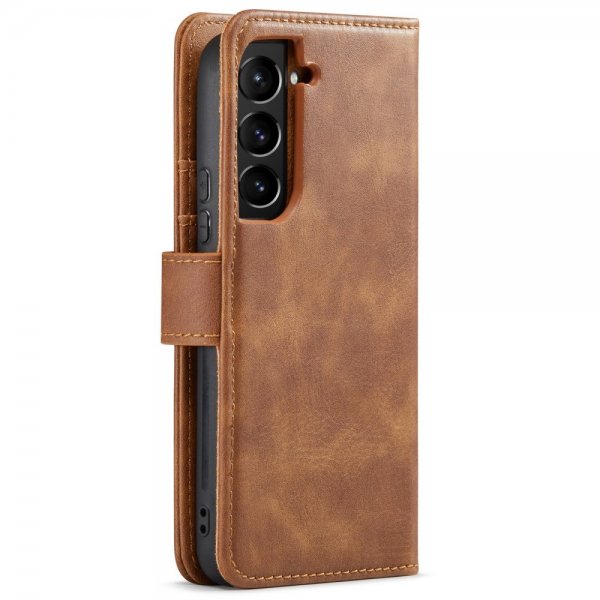 Dg.Ming Samsung Galaxy S24 Plus Cover med Aftageligt Cover Brun