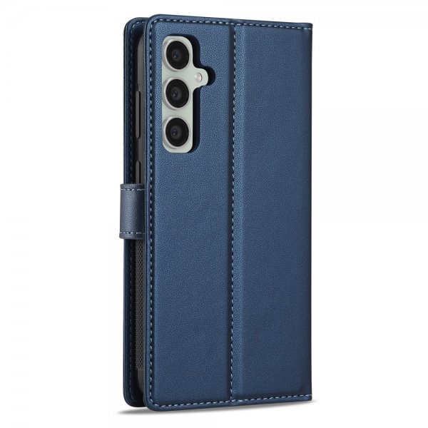 Lc.Imeeke Samsung Galaxy S24 Plus Cover med Aftageligt Cover L2 Series MagSafe Blå