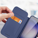 Dux Ducis Samsung Galaxy S24 Plus Cover Skin X Pro Series Kickstand MagSafe Blå