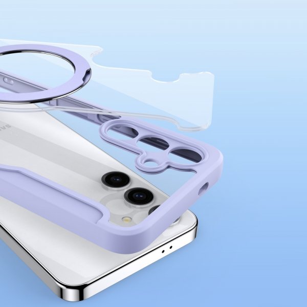 Dux Ducis Samsung Galaxy S24 Plus Cover Skin X Pro Series Kickstand MagSafe Lilla