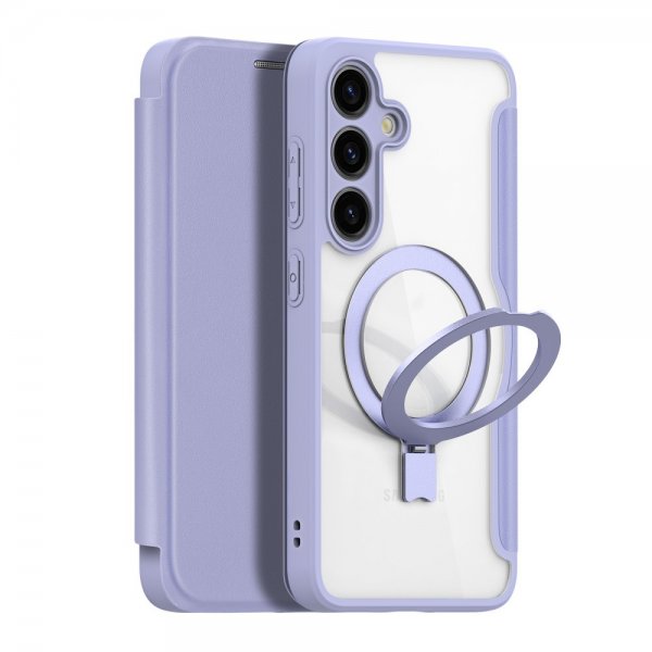 Dux Ducis Samsung Galaxy S24 Plus Cover Skin X Pro Series Kickstand MagSafe Lilla