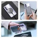 Dux Ducis Samsung Galaxy S24 Plus Cover Skin X Pro Series Kickstand MagSafe Lilla