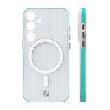 Rvelon Samsung Galaxy S24 Plus Cover Riflet MagSafe Blå