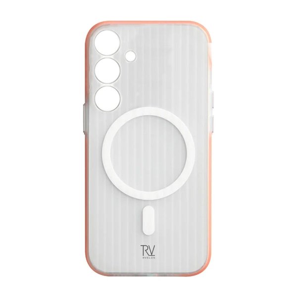 Rvelon Samsung Galaxy S24 Plus Cover Riflet MagSafe Orange