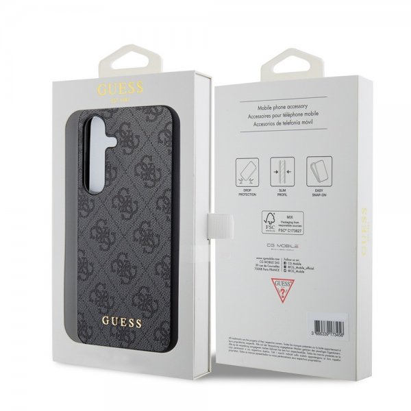 Guess Samsung Galaxy S24 Plus Cover 4G Charm Grå