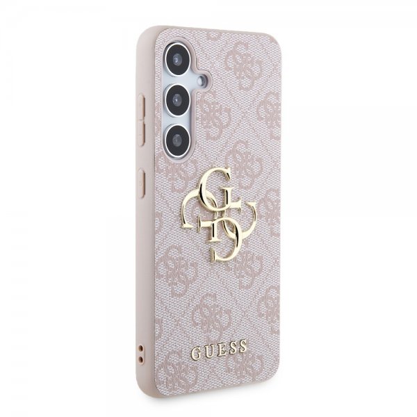 Guess Samsung Galaxy S24 Plus Cover 4G Metal Logo Rosa