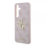 Guess Samsung Galaxy S24 Plus Cover 4G Metal Logo Rosa