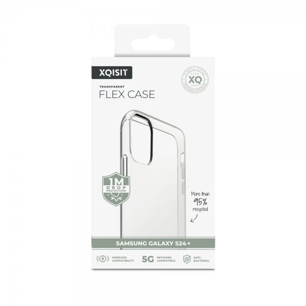 Xqisit Samsung Galaxy S24 Plus Cover Flex Case Gennemsigtig