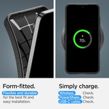 Spigen Samsung Galaxy S24 Plus Cover Liquid Air Mat Sort