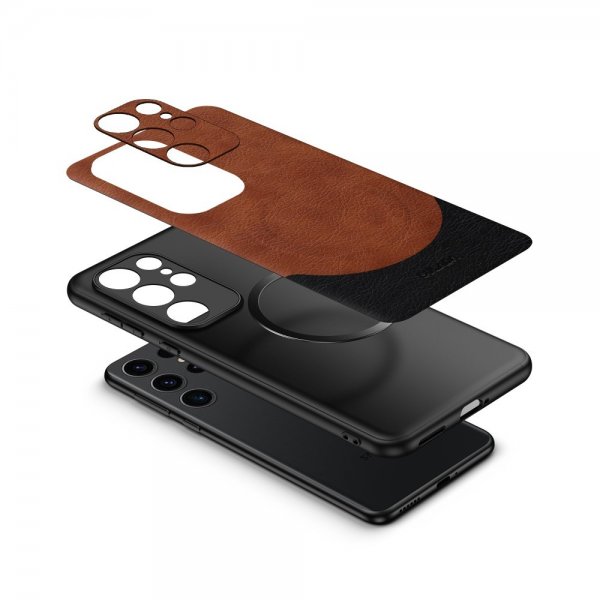 Sulada Samsung Galaxy S24 Plus Cover Magnetic Series Orange
