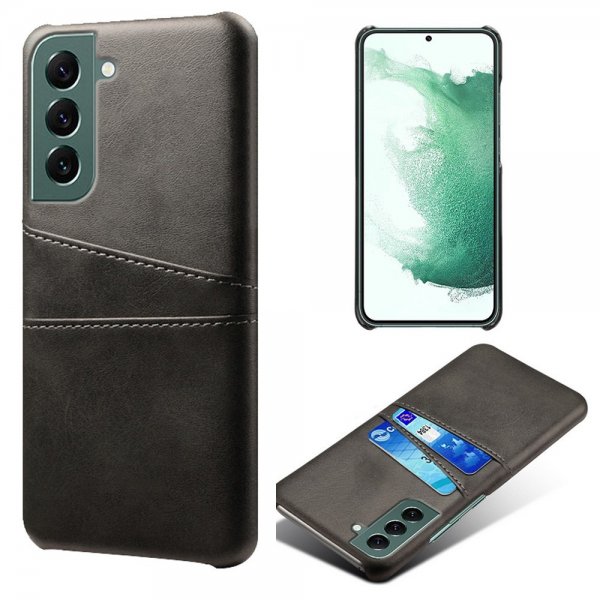 Samsung Galaxy S24 Plus Cover med to Kortlommer Sort