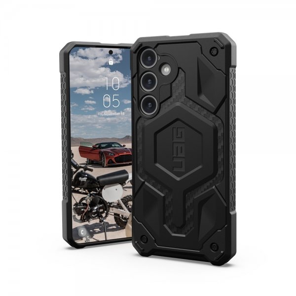 Urban Armor Gear (UAG) Samsung Galaxy S24 Plus Cover Monarch Pro MagSafe Carbon Fiber