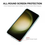 Enkay Samsung Galaxy S24 Plus Cover Plated Edge Glitter MagSafe Blå