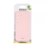 Onsala Samsung Galaxy S24 Plus Cover Silikone Chalk Pink