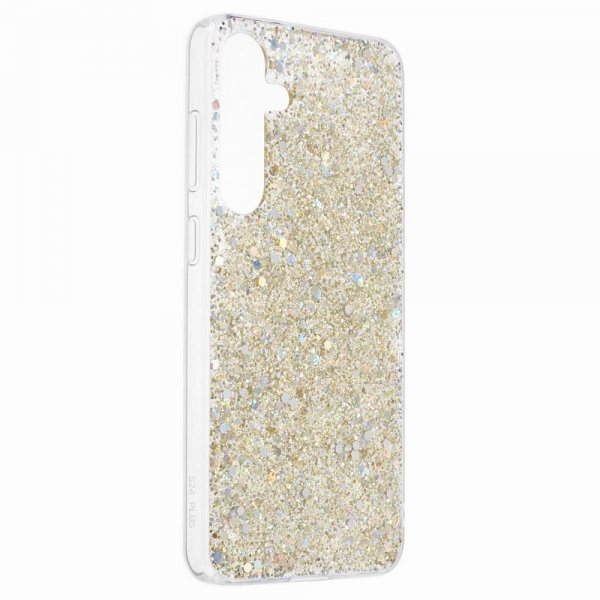 Nordic Covers Samsung Galaxy S24 Plus Cover Sparkle Series Citrine Gold