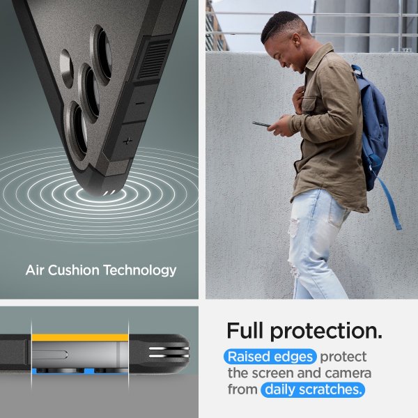Spigen Samsung Galaxy S24 Plus Cover Tough Armor Gunmetal