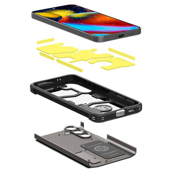 Spigen Samsung Galaxy S24 Plus Cover Tough Armor Gunmetal