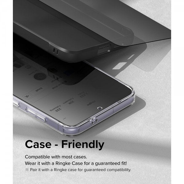 Ringke Samsung Galaxy S24 Plus Skærmbeskyttelse Easy Slide Privacy 2-pak