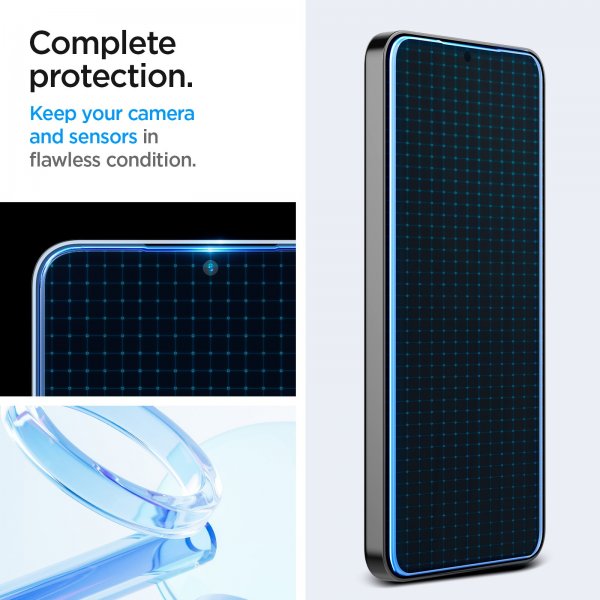 Spigen Samsung Galaxy S24 Plus/Galaxy S25 Plus Skærmbeskyttelse GLAS.tR EZ Fit 2-pak