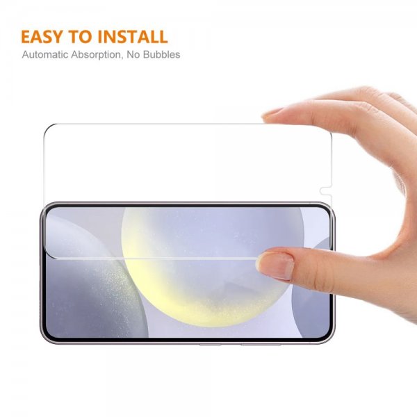 Enkay Samsung Galaxy S24 Plus Skærmbeskytter med Monteringsramme Easy Install
