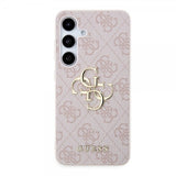 Guess Samsung Galaxy S24 Cover 4G Metal Logo Pink
