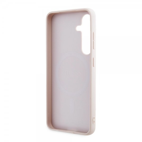 Guess Samsung Galaxy S24 Cover 4G Metal Logo Pink