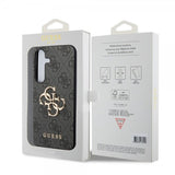 Guess Samsung Galaxy S24 Cover 4G Metal Logo Sort