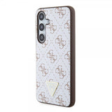 Guess Samsung Galaxy S24 Cover 4G Print Grained Hvid