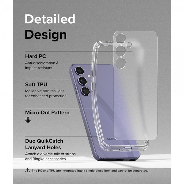 Ringke Samsung Galaxy S24 Cover Fusion Mat Klar