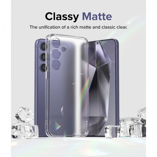 Ringke Samsung Galaxy S24 Cover Fusion Mat Klar