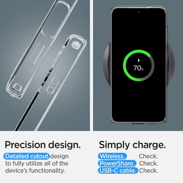 Spigen Samsung Galaxy S24 Cover Liquid Crystal Crystal Clear