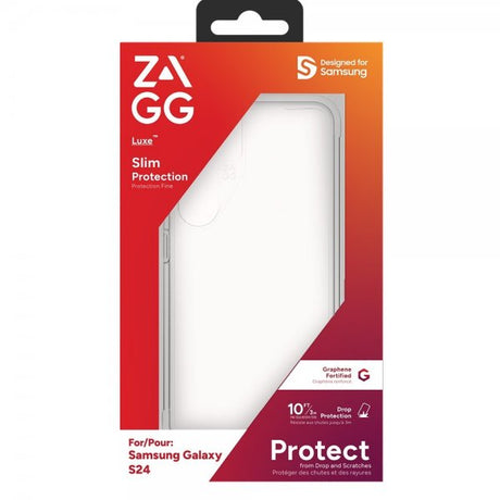 ZAGG Samsung Galaxy S24 Cover Luxe Transparent