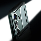 Spigen Samsung Galaxy S24 Cover Optik Armor Abyss Green