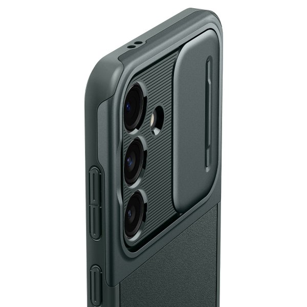 Spigen Samsung Galaxy S24 Cover Optik Armor Abyss Green