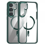 Samsung Galaxy S24 Cover Belagt Kant MagSafe Grøn