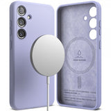 Ringke Samsung Galaxy S24 Cover Silikone Magnetisk Lavendel