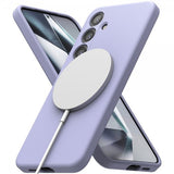 Ringke Samsung Galaxy S24 Cover Silikone Magnetisk Lavendel
