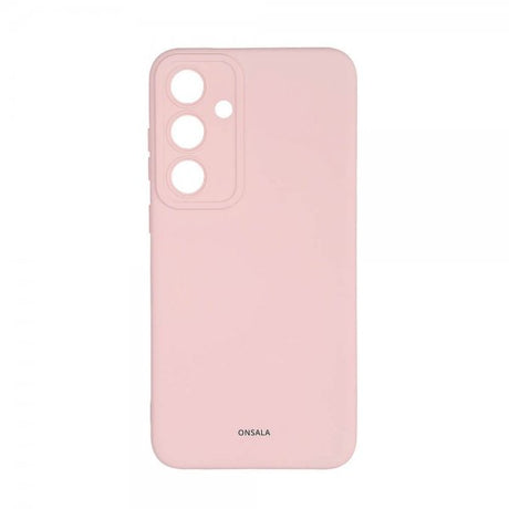 Onsala Samsung Galaxy S24 Cover Silikone Chalk Pink