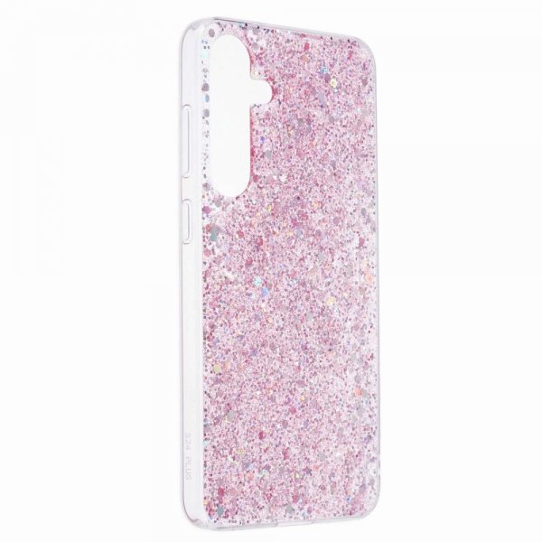 Nordic Covers Samsung Galaxy S24 Cover Sparkle Series Blossom Pink