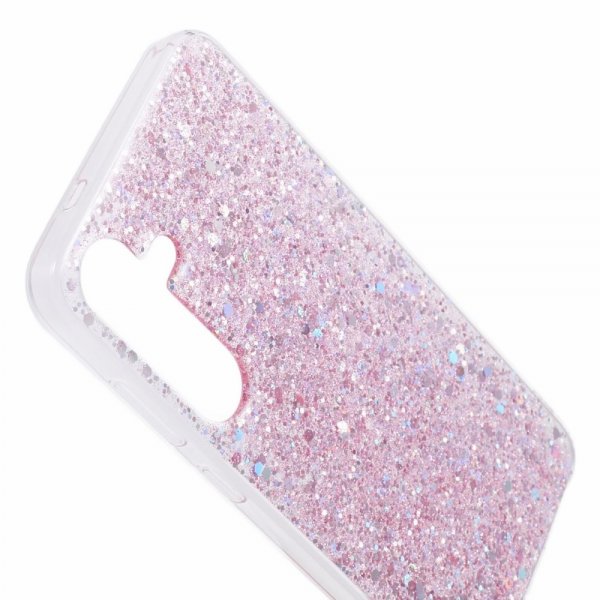 Nordic Covers Samsung Galaxy S24 Cover Sparkle Series Blossom Pink