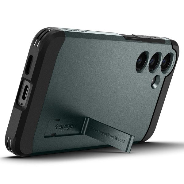 Spigen Samsung Galaxy S24 Cover Tough Armor Abyss Green